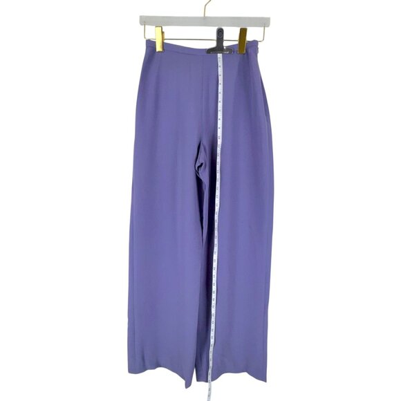 Vintage | Pierre Cardin Femme | 8 | Purple | Trousers | Classic | Minimalist - Picture 6 of 16